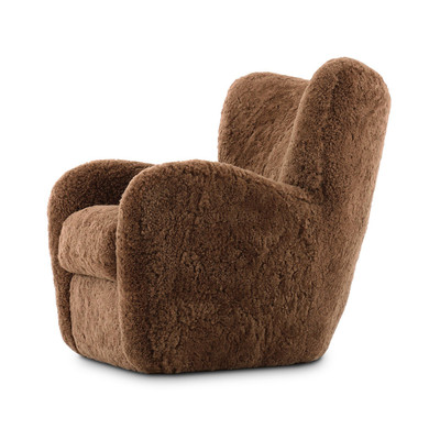 Four Hands Amelie Chair - Amber Shearling