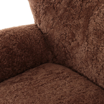 Four Hands Amelie Chair - Amber Shearling