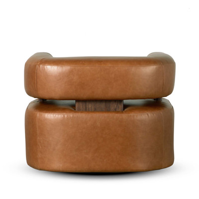 Four Hands Ward Swivel Chair - Sonoma Chestnut