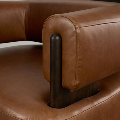 Four Hands Ward Swivel Chair - Sonoma Chestnut