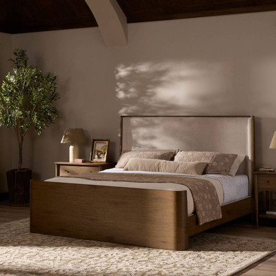 Four Hands Denali King Bed - Blamont Cream