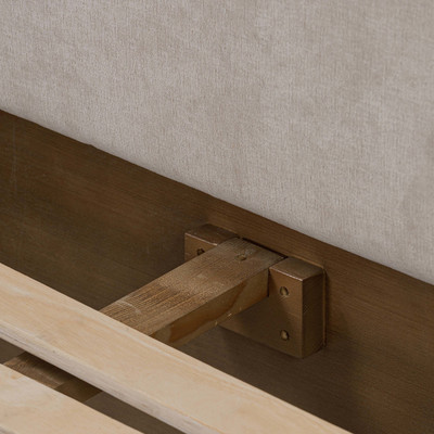 Four Hands Denali King Bed - Blamont Cream