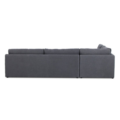 Four Hands Aurelia 3PC Sectional - 124" - Broadway Denim