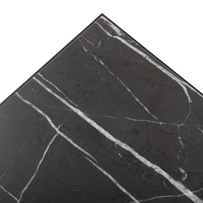 Four Hands Babylon Small End Table - Grey Italian Marble