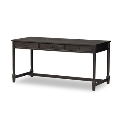 Four Hands Bari Desk - Smoked Black Resawn Oak