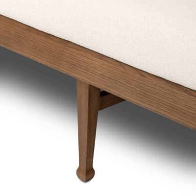Four Hands Priscilla Dining Bench - 74" - Crypton Wayfarer Snow