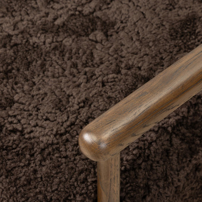 Four Hands Bennett Chair - Cocoa Shearling