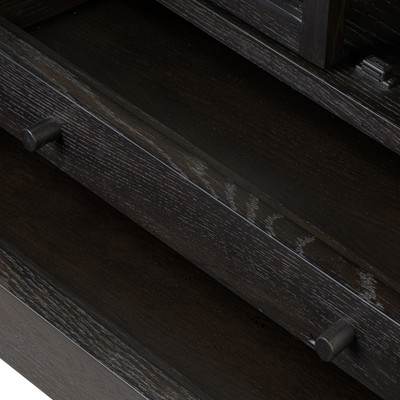 Four Hands Bergstrom Cabinet - Smoked Black
