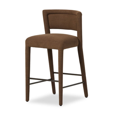 Four Hands Beverly Counter Stool - Crypton Nomad Mushroom
