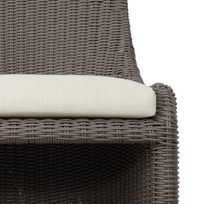 Four Hands Blaire Outdoor Dining Chair - Vergo Cream - Vintage Taupe