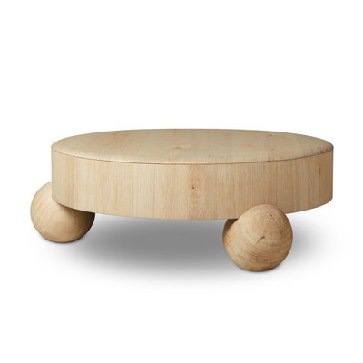 Four Hands Raul Coffee Table 42" - American White Oak Veneer