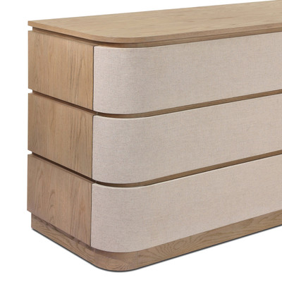 Four Hands Mariella 6 Drawer Dresser - Beige Painted Linen