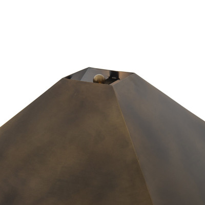 Four Hands Kenric Floor Lamp - Burnished Brass Iron