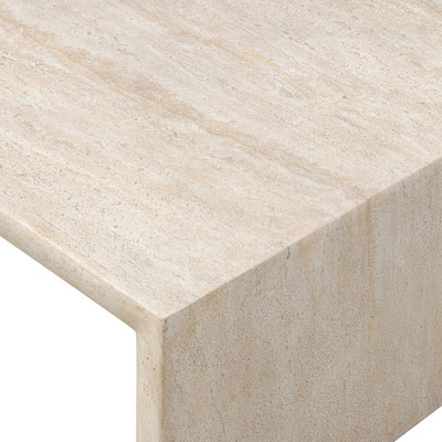 Four Hands Brad Coffee Table - Faux Travertine