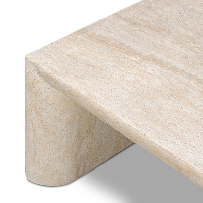 Four Hands Brad Coffee Table - Faux Travertine