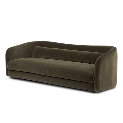 Four Hands Juliette Sofa - 99" - Surrey Olive