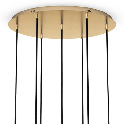 Four Hands Cluster 7 Mix Chandelier - Burnished Brass 1