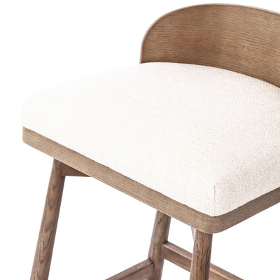 Four Hands Cloris Swivel Counter Stool - Thames Cream