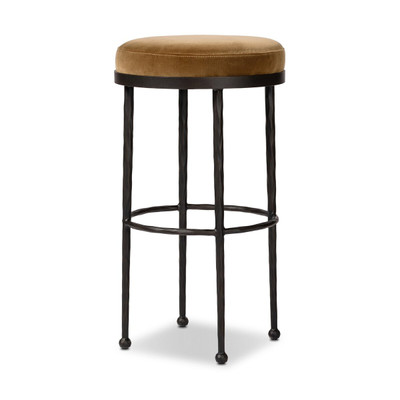 Four Hands Corinne Bar Stool - Surrey Ochre