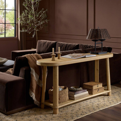 Four Hands Daley Console Table - Light Natural Mango