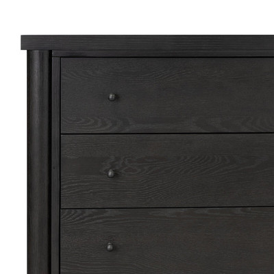 Four Hands Roark Tall Dresser - Ebony Oak