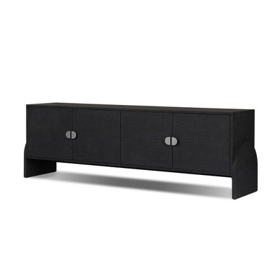 Four Hands Cressida Media Console - Black Linen