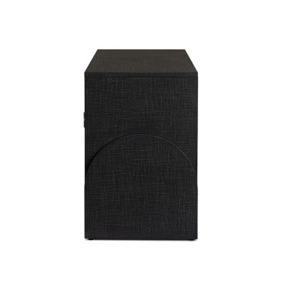 Four Hands Cressida Media Console - Black Linen
