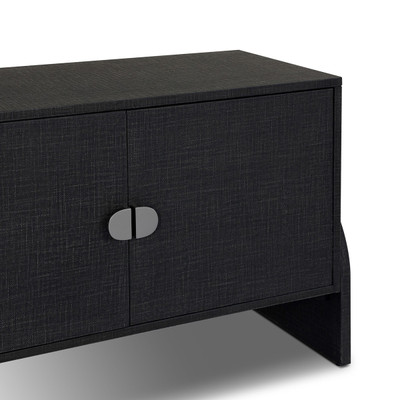 Four Hands Cressida Media Console - Black Linen