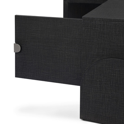 Four Hands Cressida Media Console - Black Linen