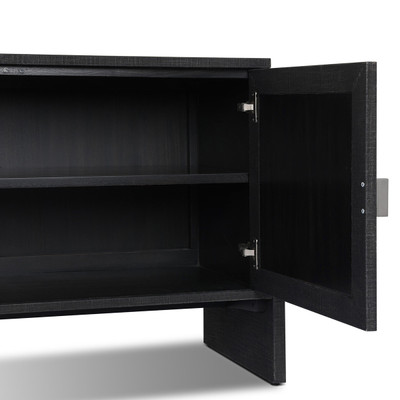 Four Hands Cressida Media Console - Black Linen