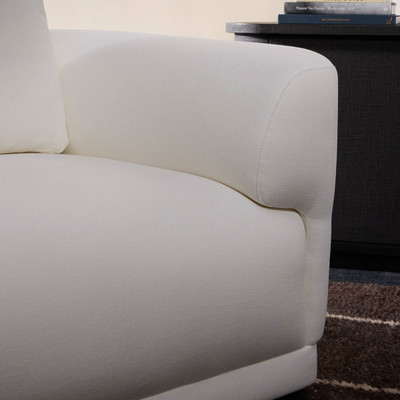 Four Hands Paulette Swivel Chair - Crypton Nomad Marshmallow