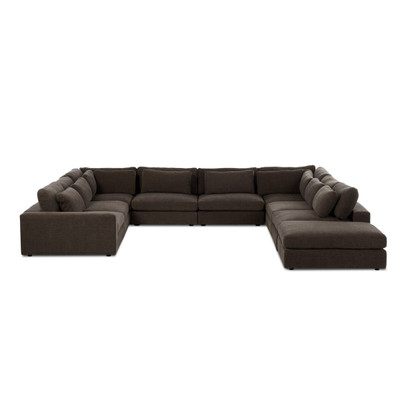 Four Hands Bloor 8 PC Sectional W/ Ottoman - Landale Charcoal