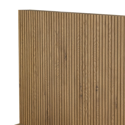 Four Hands Leo Queen Bed - Rustic Light Natural Oak