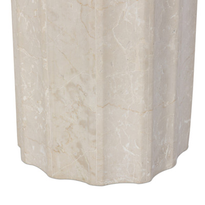 Four Hands Bibi Drink Table - Cream Marble