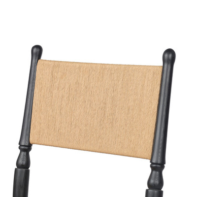 Four Hands Fayth Dining Chair - Stained Black Ash