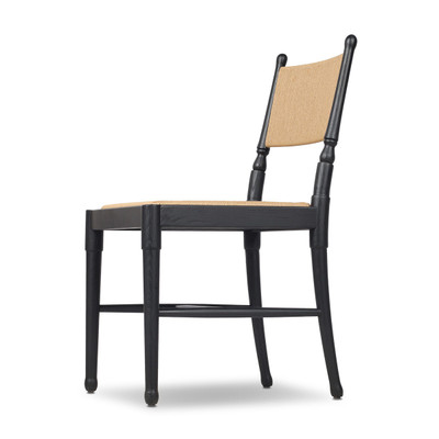 Four Hands Fayth Dining Chair - Stained Black Ash