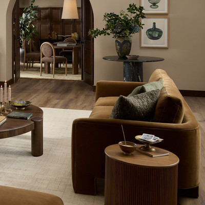 Four Hands Katya Sofa - 97" - Surrey Ochre