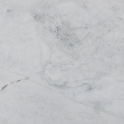 Four Hands Hammered Iron Console Table - White Marble