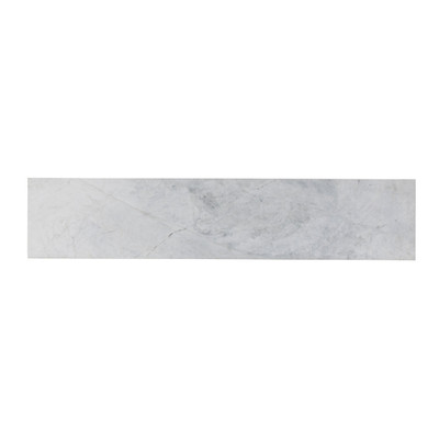 Four Hands Hammered Iron Console Table - White Marble