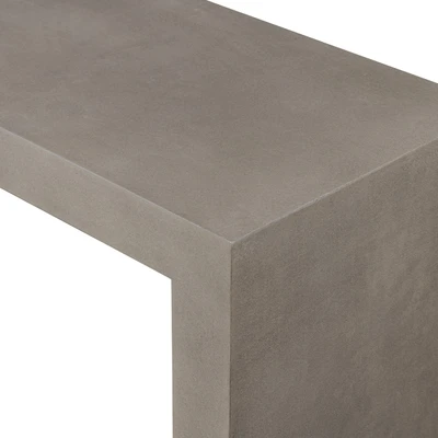 Four Hands Parish Outdoor Console Table - Grey Concrete
