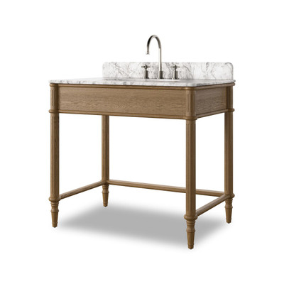 Four Hands Toulouse Washstand - Washed Blonde Oak