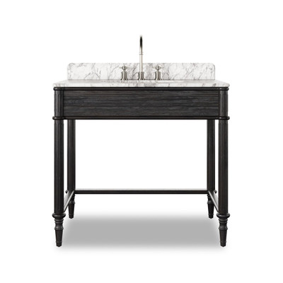 Four Hands Toulouse Washstand - Satin Black Veneer