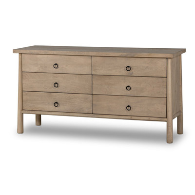 Four Hands Freddie 6 Drawer Dresser - Caramel Mango
