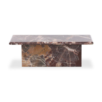 Four Hands Arum Coffee Table - Merlot Marble