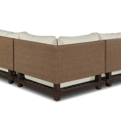 Four Hands Wayford Outdoor 3 Pc Sectional - Vergo Cream