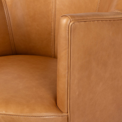 Four Hands Aurora Swivel Chair - Sonoma Butterscotch