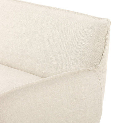 Four Hands Addington Slipcover Bench - Brussels Natural