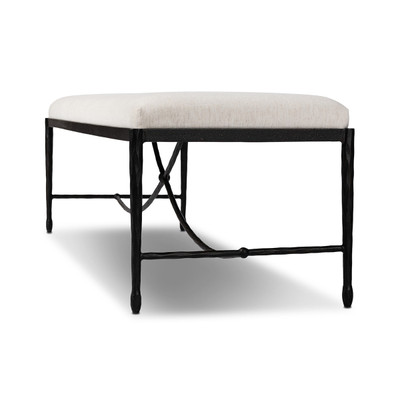 Four Hands Jade Accent Bench - Crypton Nomad Snow