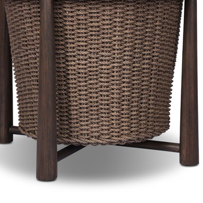 Four Hands Kernan Basket - Dark Textured Woven