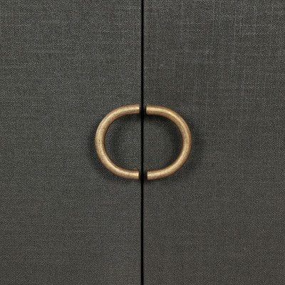 Four Hands Kiran Nightstand - Dark Green Lacquered Linen